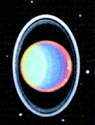 Уран, снятый космическим телескопом «Хаббл»