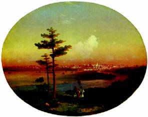 «Вид на Москву с Воробьевых гор» (1848, Государственный Русский музей)