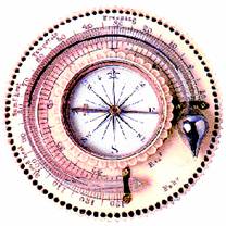 Морской компас с термометром