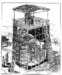 Астрономические часы, построенные Су Суном, Китай, конец XI в