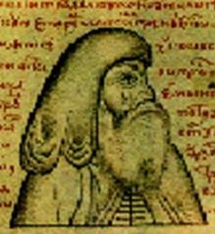 Максим Грек (ок. 1470-1556). Рисунок из рукописного собрания его сочинений. Конец XVI в.