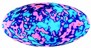 Сияние микроволнового фонового излучения — остатков Большого взрыва. Снимок сделан спутником «Кобе» в 1992 г.